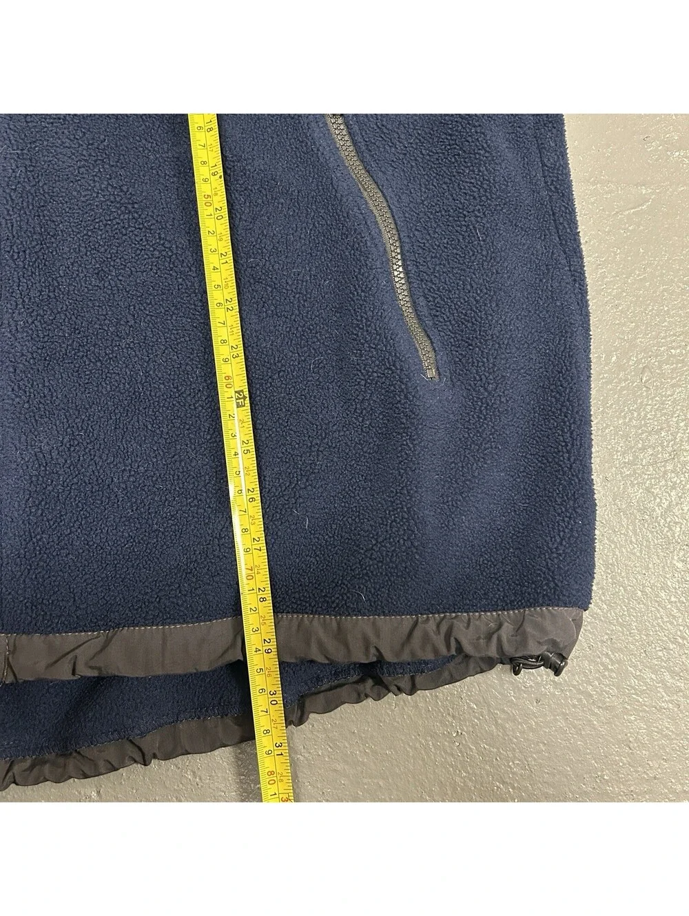 The North Face Denali Fleece Sherpa Navy Blue Grey Size 2XL